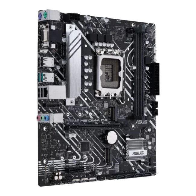 материнська плата s1700/2DDR4/VGA/HDMI/DP/2PCIe/4SATA/2M.2 ASUS PRIME H610M-A D4-CSM