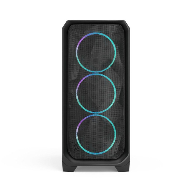 Корпус E-ATX (до 277 мм) без БЖ, чорний, RGB, затемнене скло, Meshify 3 Black RGB TG Light Tint FRACTAL DESIGN Meshify 3 Black RGB TG LT (FD-C-MES3A-06)
