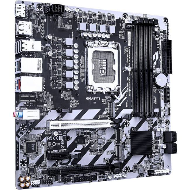 Mатеринська плата s1851 Intel Q870 4xDDR5 2xDP/HDMI 2xM.2 2.5GbE LAN mATX GIGABYTE Q870M D3H