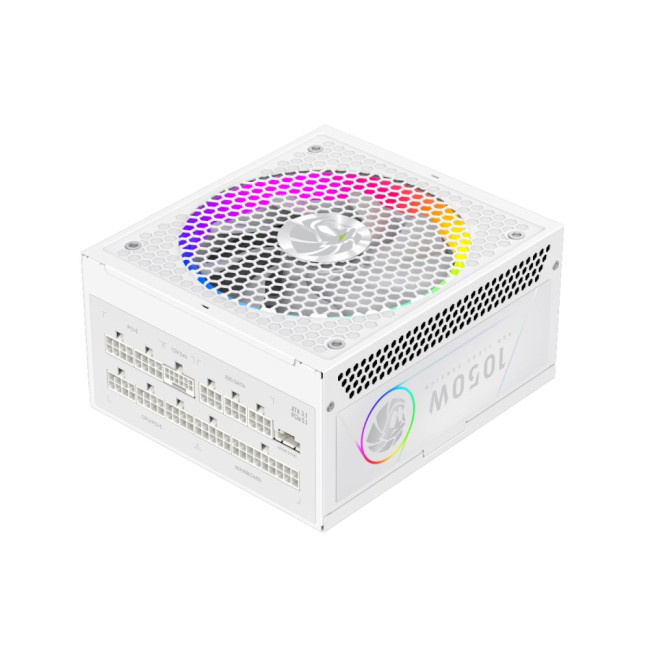 Блок живлення ATX 3.1 & PCIe5.1_ 1050W, 80+ Gold,RGB Smart  fan 140mm,fully modular ,Japanese 105°C GAMEMAX RGB PRO 1050G WH