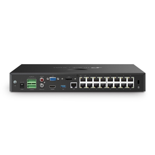 16-канальний мережевий відеореєстратор з PoE+ TP-L ink, VIGI NVR2016H-16MP TP-LINK VIGI NVR2016H-16MP