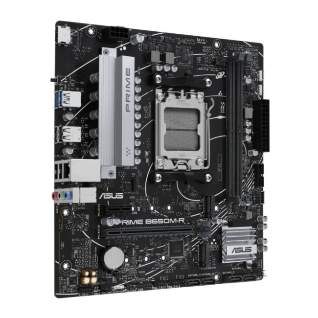 материнська плата sAM5 2DDR5/HDMI/2PCIe/2M.2/4SATA/LAN2.5Gb ASUS PRIME B650M-R