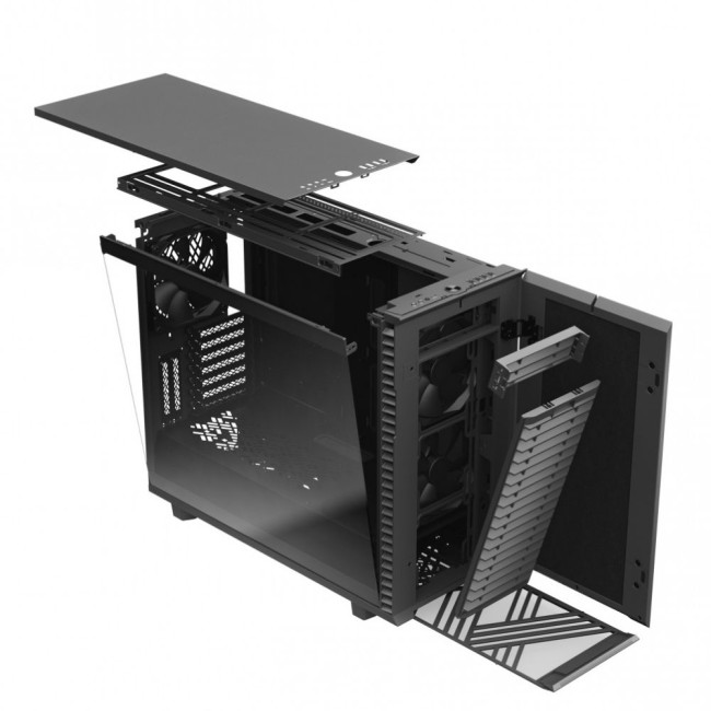 Корпус E-ATX (до 285 мм) без БЖ,чорний,темне скло Define 7 B TG Dark Tint FRACTAL DESIGN Define 7 B TG Dark Tint (FD-C-DEF7A-03)