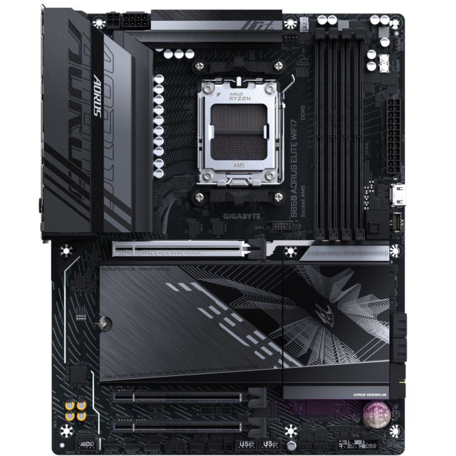 Mатеринська плата sAM5 AMD B850 DP/HDMI 3xM.2  2.5GbE LAN ATX GIGABYTE B850 AORUS ELITE WIFI7