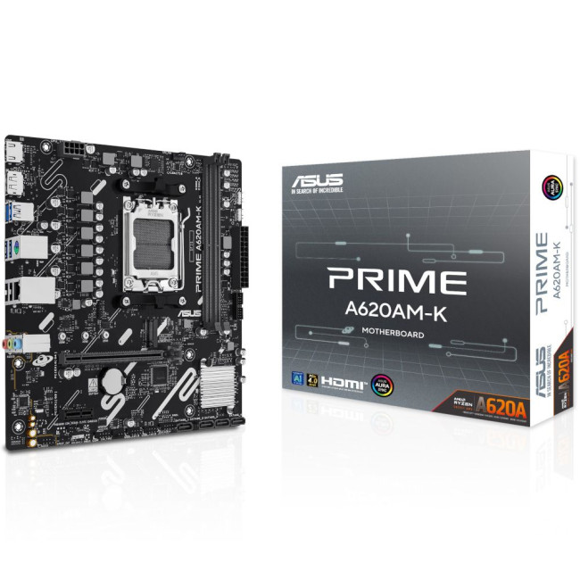 материнська плата sAM5/2DDR5/HDMI/DP/2PCIe/1M.2/4SATA ASUS PRIME A620AM-K