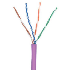 Кабель UTP кат.5е, LSZH, 4 пари, 305м, колір фіолетовий MOLEX 39-504-5E