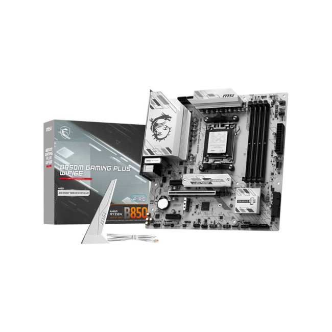 материнська плата sAM5/4DDR5/HDMI/DP/3PCIe/3M.2/4SATA/LAN2.5Gb MSI B850M GAMING PLUS WIFI6E