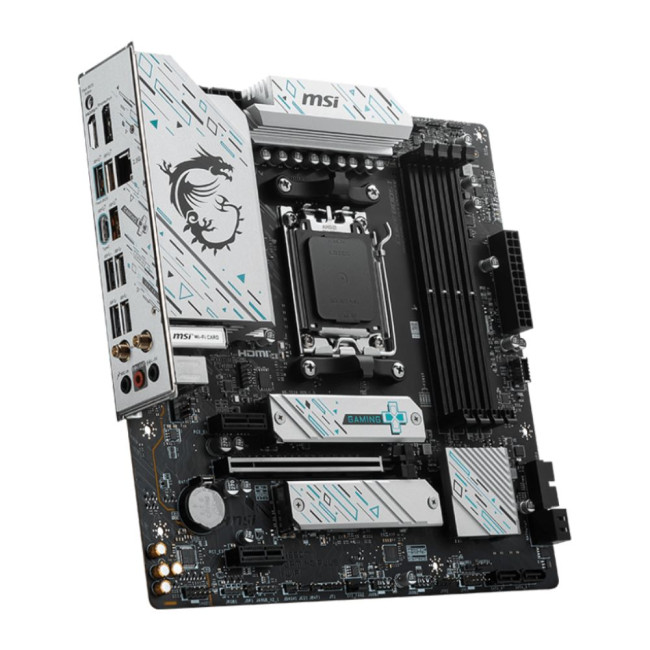 материнська плата sAM5/4DDR5/HDMI/DP/2PCIe/2M.2/4SATA/LAN2.5Gb MSI B650M GAMING PLUS WIFI (911-7E24-013)