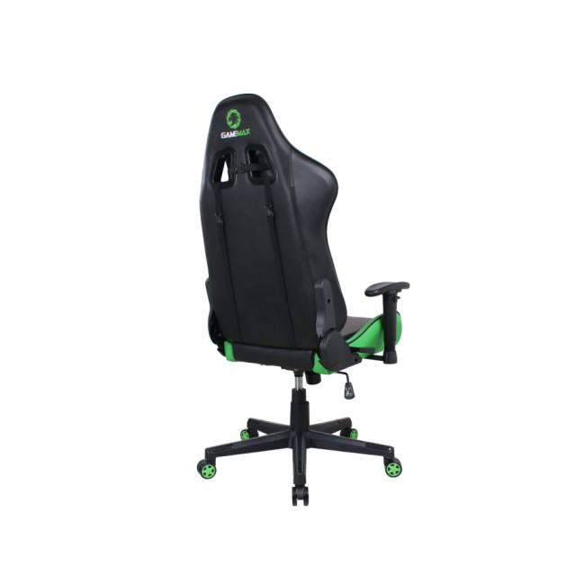 Геймерське крісло Gamemax GCR09 Green зеленого кольору, зручне, ергономічне GAMEMAX GCR09 Green
