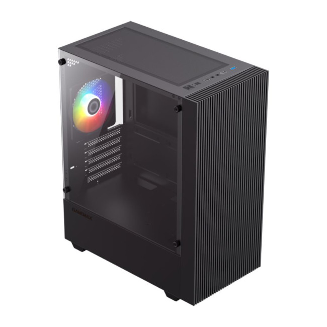 Корпус Micro ATX без блока живлення, закалене скло GAMEMAX Edge