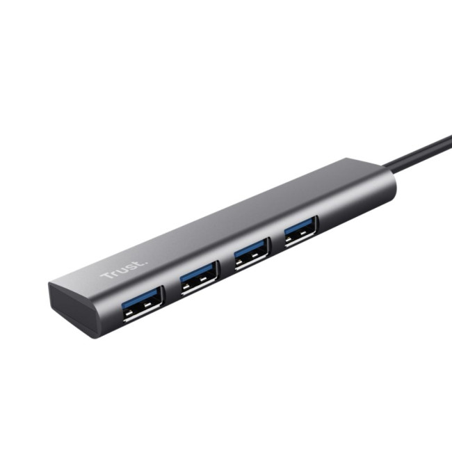 Адаптер Halyx 4-port USB-C hub TRUST Halyx 4-port USB-C (24948)