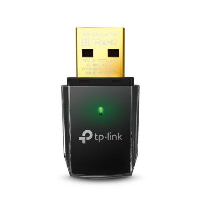 Бездротовий двохдіапазонний мережевий USB-адаптер TP-LINK Archer T2U