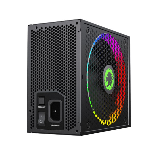 Блок живлення 750W, 80 Gold,ARGB ring fan 140mm,fully modularOPP, OVP, UVP, OCP, OTP, SCP GAMEMAX RGB 750 PRO (ATX3.1 PCIe5.1)