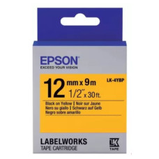 Стрічка для принтера EPSON Tape -LK-4YBP Black/Yellow (C53S654008)