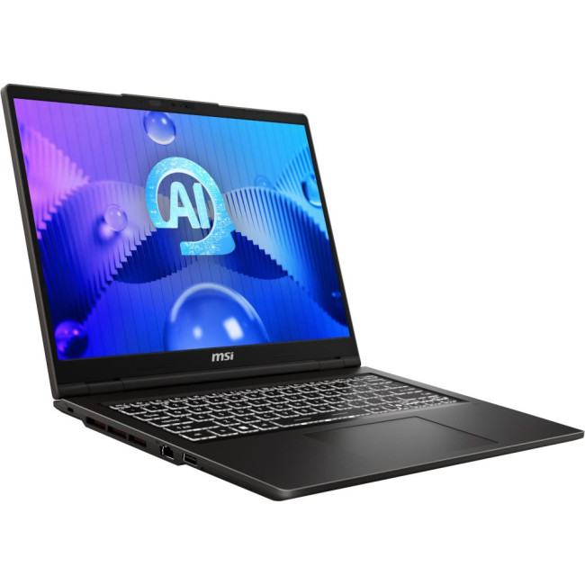ноутбук 14_2.8K_OLED/U7-155H/16/512GB SSD/Intel Arc/DOS/BL/Solid Gray MSI Venture 14 AI A1MG-030XUA (9S7-14Q221-030)