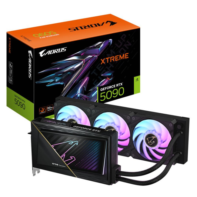 Відеокарта GIGABYTE NVIDIA GV-N5090AORUSX W-32GD GIGABYTE GV-N5090AORUSX W-32GD