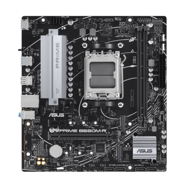 материнська плата sAM5 2DDR5/HDMI/2PCIe/2M.2/4SATA/LAN2.5Gb ASUS PRIME B650M-R