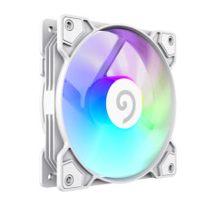 Кулер для корпусу 120 мм, 4pin(M/F)/3pin(M/F), ARGB, PWM, білий FN12A-S5-W GAMEMAX FN12A-S5-W