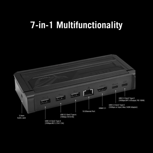 Док-станція ROG Bulwark Dock DG300 ASUS DG300 ROG USB-C DOCK (90XB0A4N-BDS000)