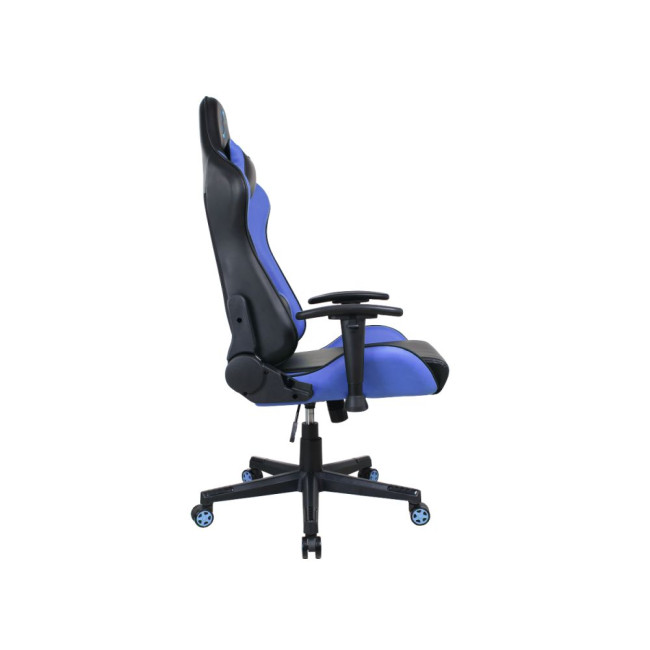Геймерське крісло Gamemax GCR09 Blue синього кольору, зручне, ергономічне GAMEMAX GCR09 Blue