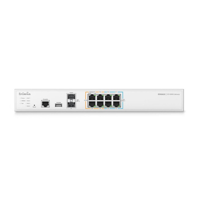 Хмарний роутер VPN 8 x 2.5 GbE, 2 SFP+ ports, USB ENGENIUS ESG620 (1402A0332301)