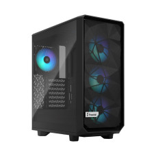 Корпус ATX без БЖ, чорний, скло Meshify 2 Compact Lite RGB Black FRACTAL DESIGN Meshify 2 Compact Lite RGB Bla (FD-C-MEL2C-05)
