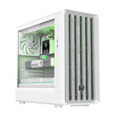 Корпус комп'ютерний Mid Tower без блока живлення  ATX, M-ATX,ITX, Tempered Glass,Mesh,USB3.0x2,Type- GAMEMAX CLAW 460 WH