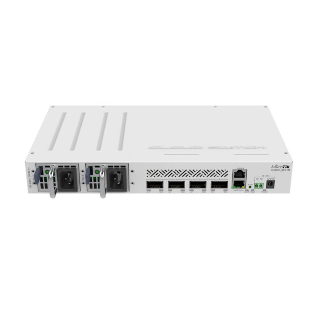 Комутатор Cloud Router Switch 504-4XQ-IN, (RouterOS L5), desktop enclosure MIKROTIK CRS504-4XQ-IN