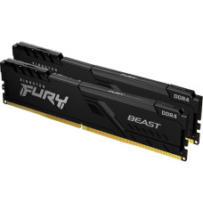модуль пам'яті 16Gb DDR4 3200MHz Fury Beast  (2x8) KINGSTON KF432C16BBK2/16WP