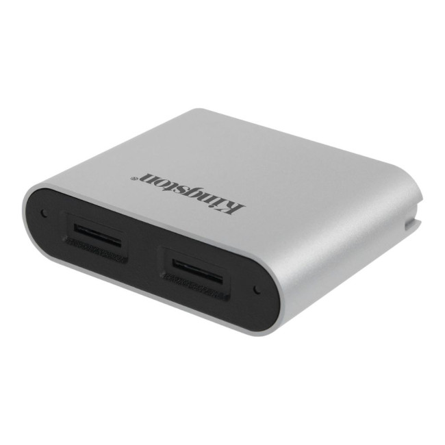 Кардрідер USB 3.2 Gen1 Workflow Dual-Slot microSDHC/SDXC UHS-II Card Reader KINGSTON WFS-SDC