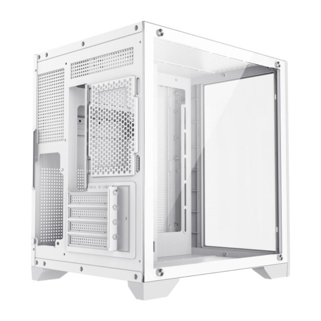 Корпус Micro-ATX без блока живлення, , загартоване скло, USB2.0x2, USB 3.0x1 GAMEMAX Infinity Mini White