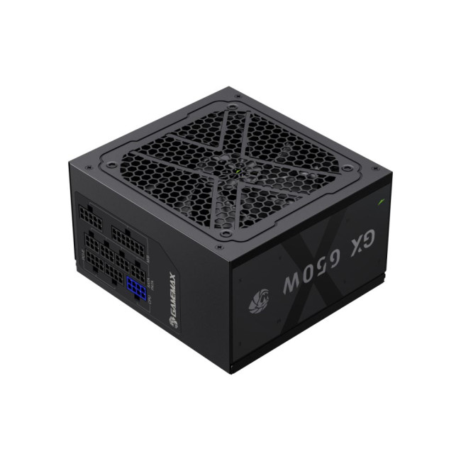 Блок живлення ATX 650W, 80+ Gold, 120mm Ultra Silent Fan, modular OVP / UVP/ SIP / OCP/ OLP/ OPP/ SC GAMEMAX GX 650GF