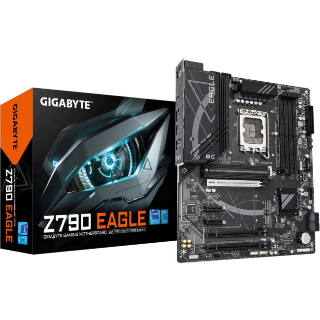 Mатеринська плата s1700 Intel Z790 DP/HDMI 4xDDR5 3xM.2 2.5GbE LAN ATX GIGABYTE Z790 EAGLE