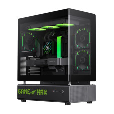 Корпус комп'ютерний Mid Tower без блока живлення  ATX,M-ATX,ITX. (Support BTF),Tempered Glass,Mesh,U GAMEMAX N90 BG
