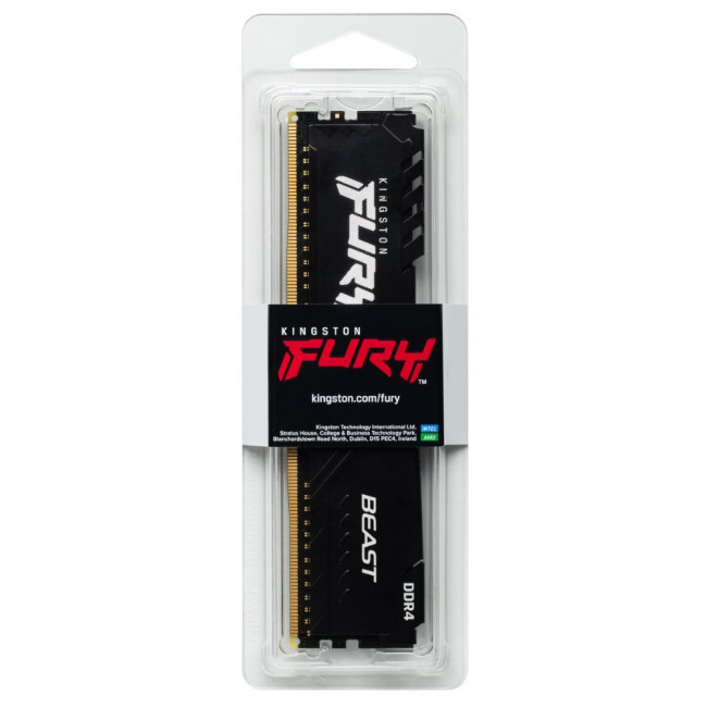 модуль пам'яті 8Gb DDR4 3200MHz Fury Beast KINGSTON KF432C16BB/8