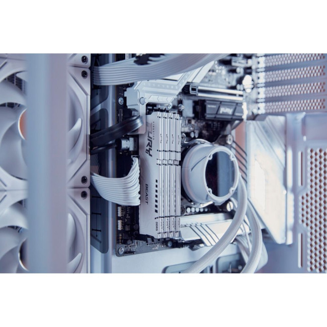 модуль пам'яті 32Gb DDR5 6000MHz Fury Beast White (2x16) EXPO+XMP KINGSTON KF560C36BWE2K2-32