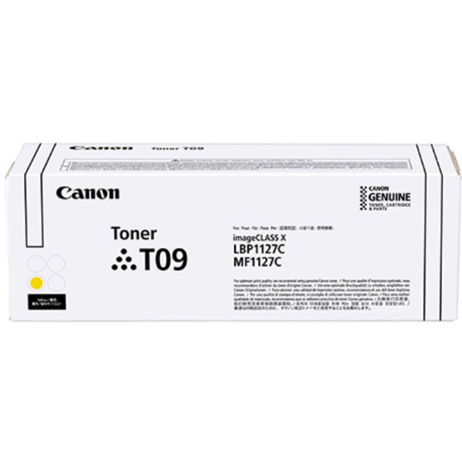 Картридж жовтий для iSXC1127i CANON T09 Cartridge Yellow (3017C006AA)