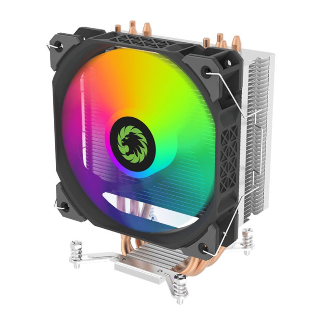 Процесорний кулер Intel TDP 190W ,fan speed 800~1600RPM (PWM)±10%, air flow 68 CFM (MAX) GAMEMAX Ice Blade Frgb
