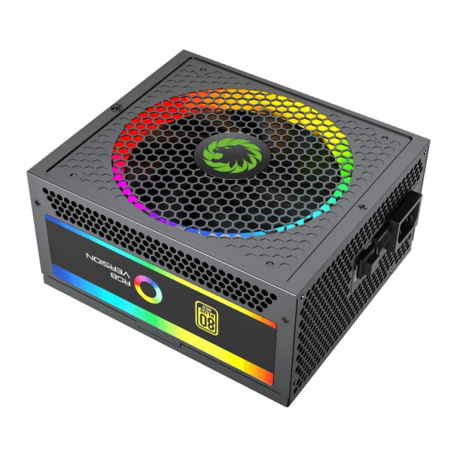Блок живлення 1050W, 80 Gold,ARGB ring fan 140mm,fully modularOPP, OVP, UVP, OCP, OTP, SCP GAMEMAX RGB-1050 PRO