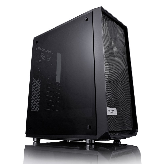 Корпус ATX без БЖ, чорний, скло Meshify C Blackout TG FRACTAL DESIGN Meshify C Blackout TG (FD-CA-MESH-C-BKO-TG)