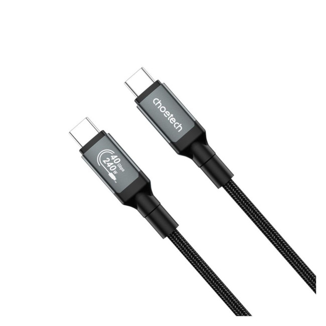Аудіокабель Choetech USB-C 4 GEN 3 240 Вт 8K 2 м CHOETECH USB-C 4 G3 240W 8K 2m (XCC-1042)