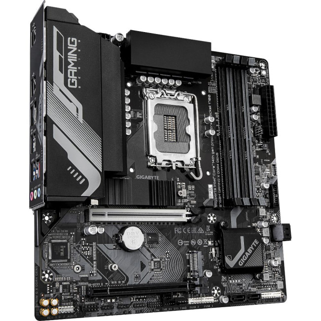 Mатеринська плата s1700 Intel B760 HDMI/DP 2xM.2 2.5GbE LAN mATX GIGABYTE B760M GAMING X DDR4 GEN5