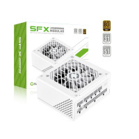Блок живлення SFX 750W, 80plus Gold,fan 120mm, fully modular 3.42 standardOPP, OVP, UVP, OCP, OTP, S GAMEMAX GS-750G White
