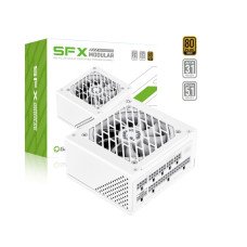 Блок живлення SFX 750W, 80plus Gold,fan 120mm, fully modular 3.42 standardOPP, OVP, UVP, OCP, OTP, S GAMEMAX GS-750G White