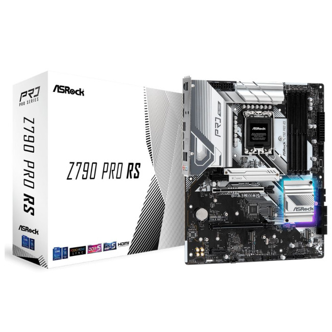 Mатеринська плата s1700 Intel Z790 DP/HDMI 4xM.2 4xDDR5 2.5GbE LAN ATX ASROCK Z790 PRO RS