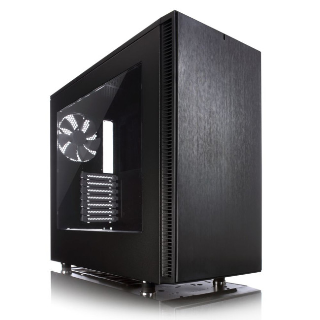 Корпус ATX без БЖ, чорний, скло Define S Black - Windowed FRACTAL DESIGN Define S Black - Windowed (FD-CA-DEF-S-BK-W)