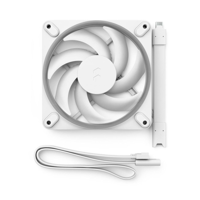Вентилятор для корпусу 120 мм, білий, ARGB PWM, Zero-RPM capability, Momentum 12 RGB White FRACTAL DESIGN Momentum 12 RGB White (FD-F-MR1-1202)