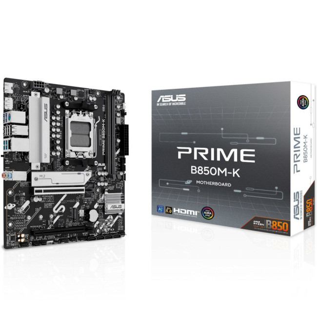 материнська плата sAM5/2DDR5/HDMI/DP/2PCIe/2M.2/4SATA/LAN2.5Gb ASUS PRIME B850M-K