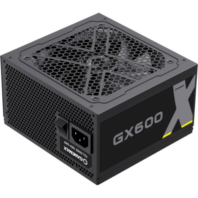 Блок живлення 600W, 80 Gold ,  Smart fan 120mm  OVP / UVP/ SIP / OCP/ OLP/ OPP/ SCP GAMEMAX GX-600