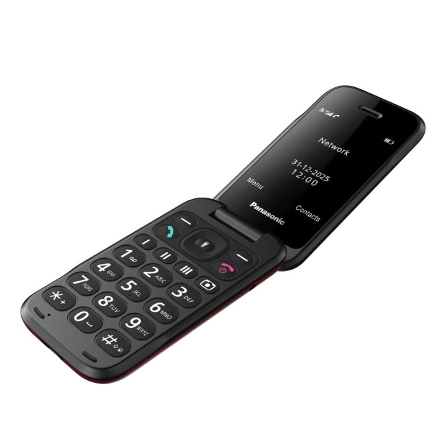 Мобільний телефон червоний PANASONIC KX-TF600EXR